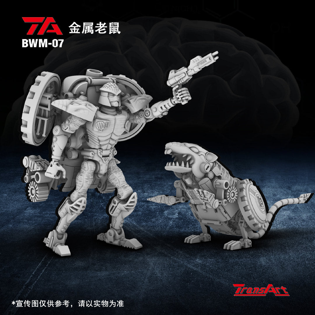 TransArt Toys BWM-07 Metal Mouse (TM Rattrap) Revealed